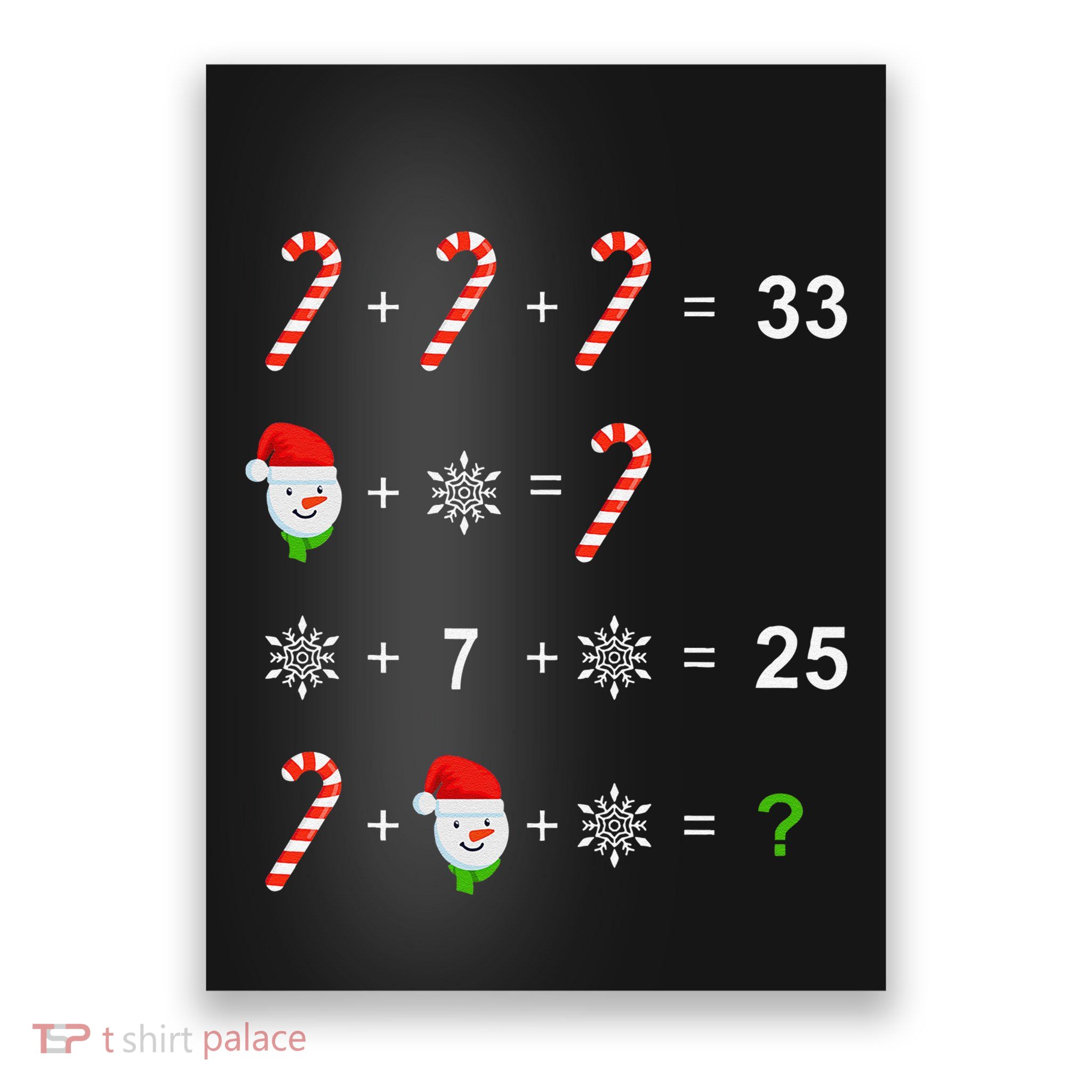 Funny Christmas Math Teacher Order Of Operations Quiz Xmas Poster