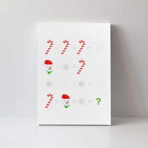 Funny Christmas Math Teacher Order Of Operations Quiz Xmas Canvas