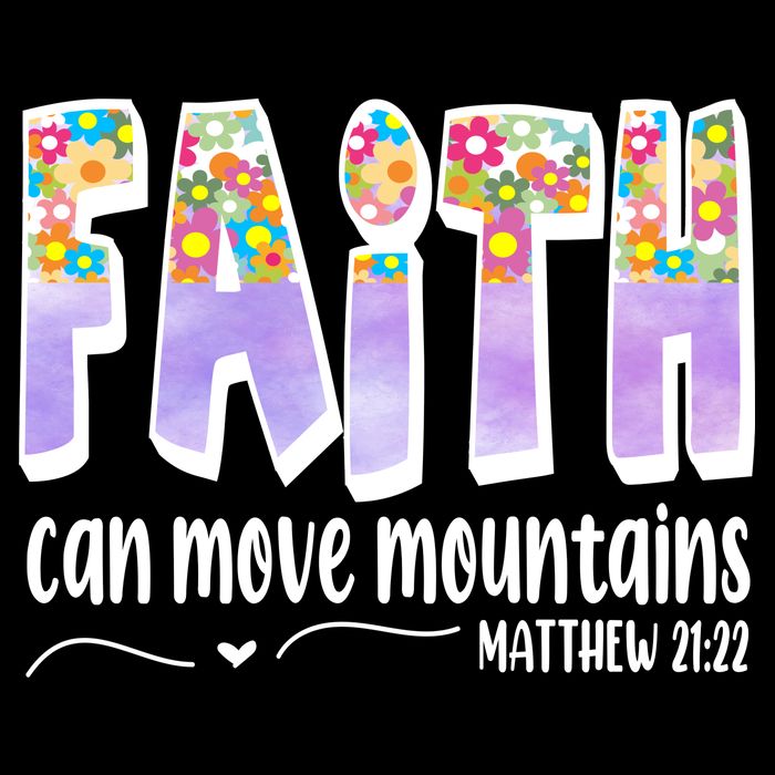 Faith Can Move Mountains Matthew 21:22 Prayer Apron