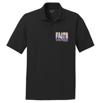 Faith Can Move Mountains Matthew 21:22 Prayer PosiCharge RacerMesh Polo