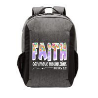 Faith Can Move Mountains Matthew 21:22 Prayer Vector Backpack