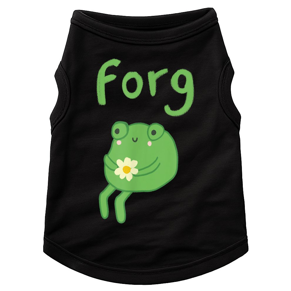 Frog Cake Meme Cute Aesthetic Forg Doggie Tank
