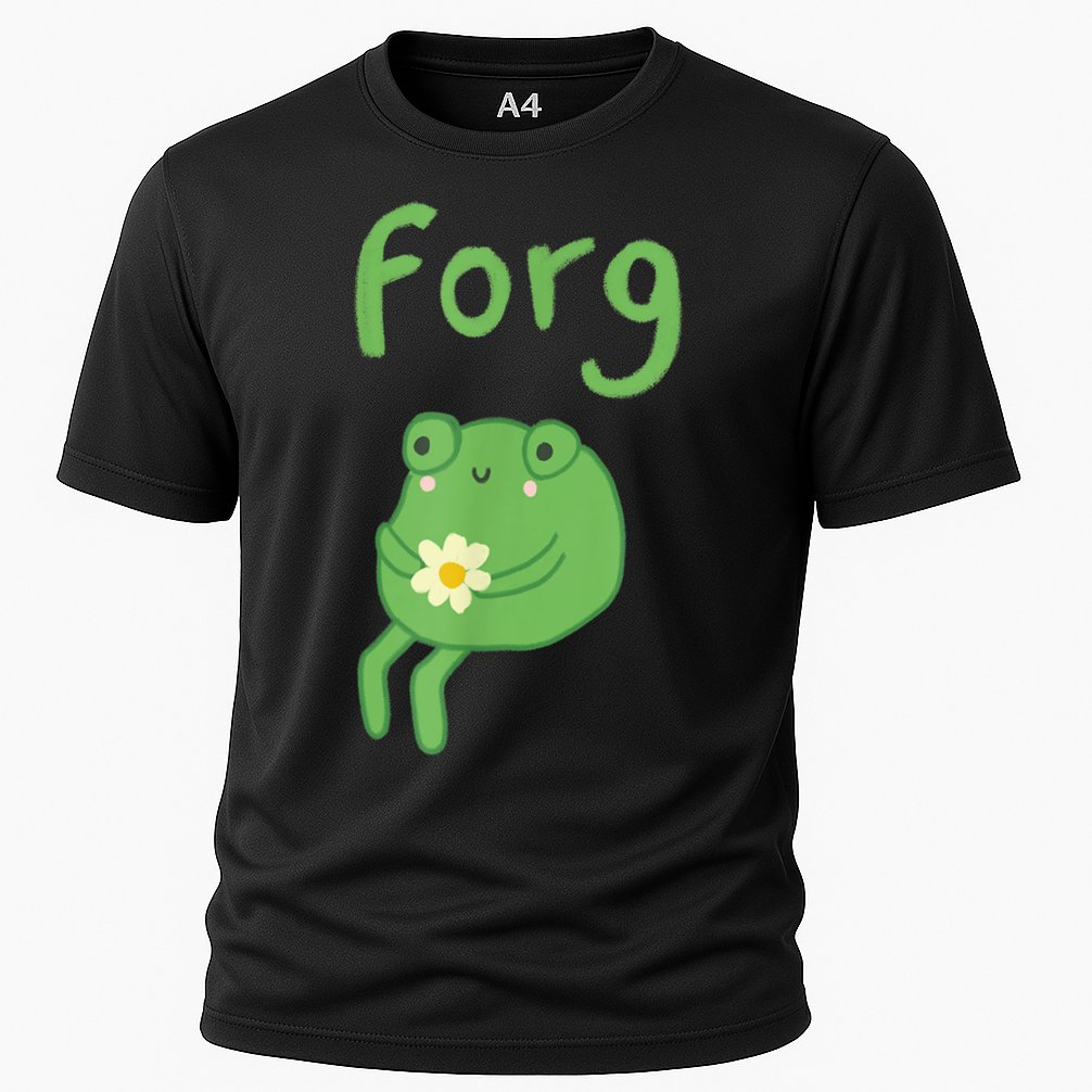 Frog Cake Meme Cute Aesthetic Forg Cooling Performance Crew T-Shirt