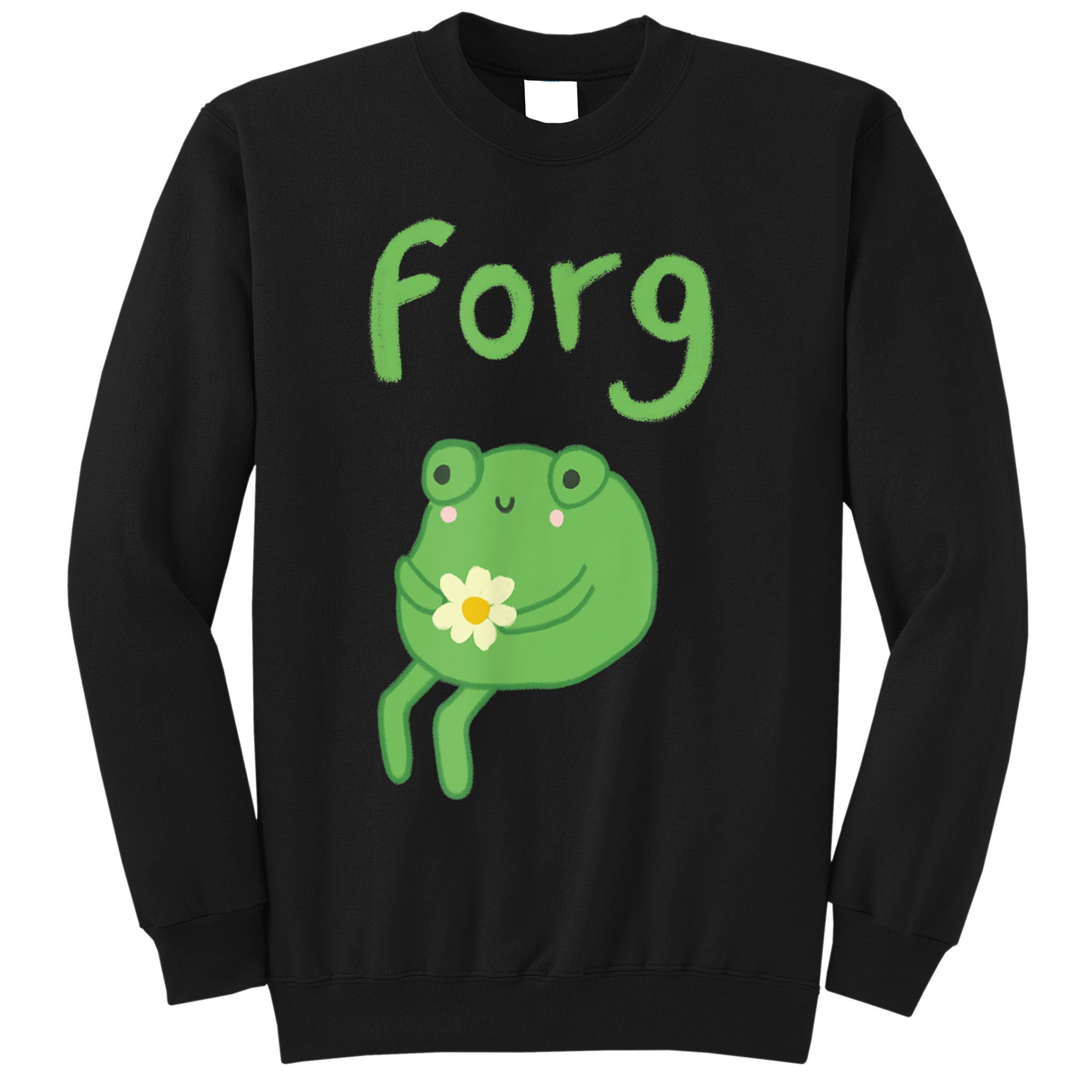 Frog Cake Meme Cute Aesthetic Forg Sweatshirt