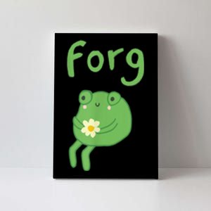 Frog Cake Meme Cute Aesthetic Forg Canvas