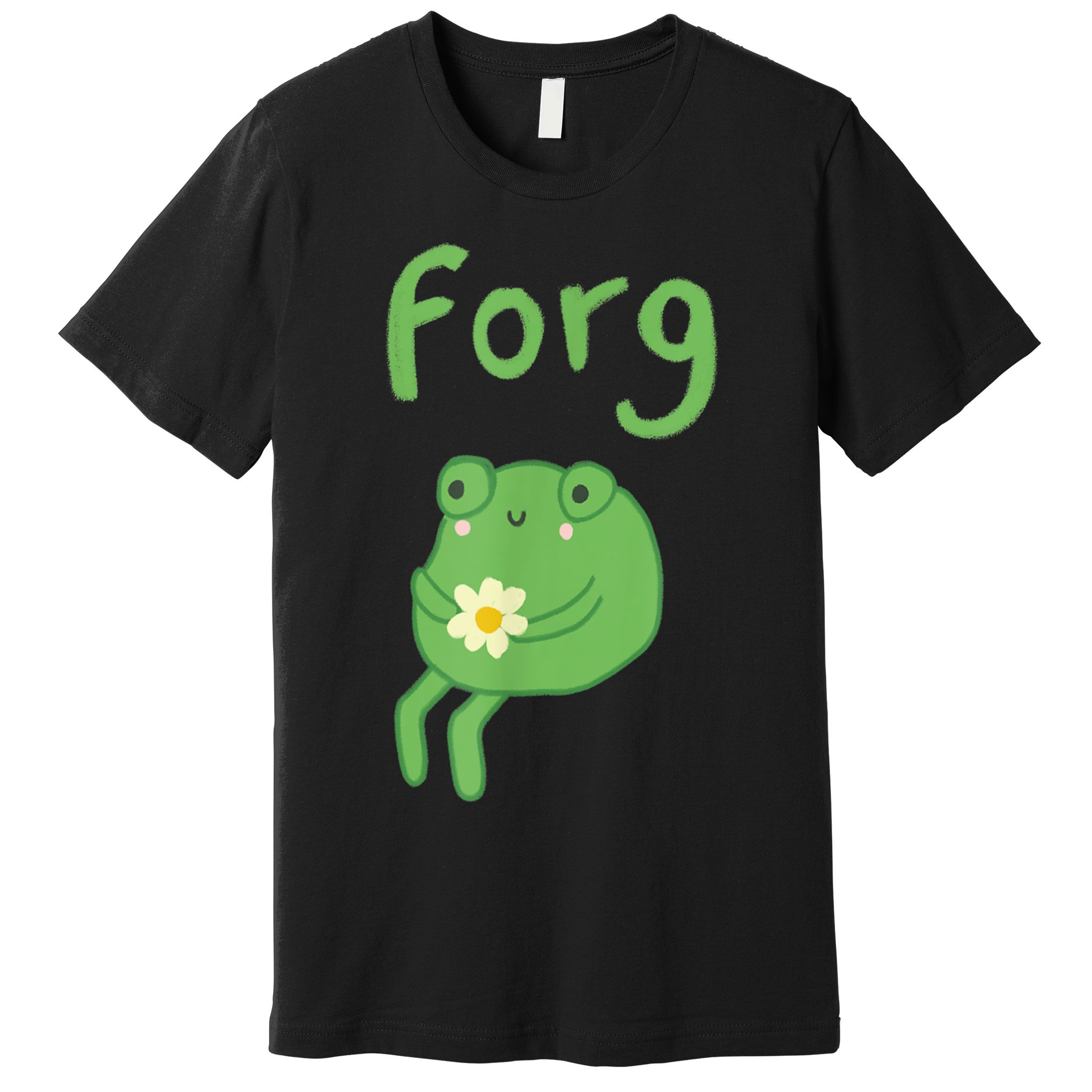 Frog Cake Meme Cute Aesthetic Forg Premium T-Shirt
