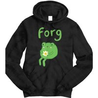 Frog Cake Meme Cute Aesthetic Forg Tie Dye Hoodie