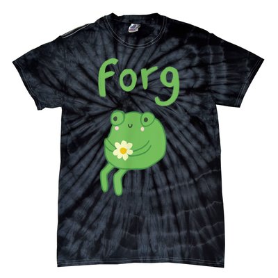 Frog Cake Meme Cute Aesthetic Forg Tie-Dye T-Shirt