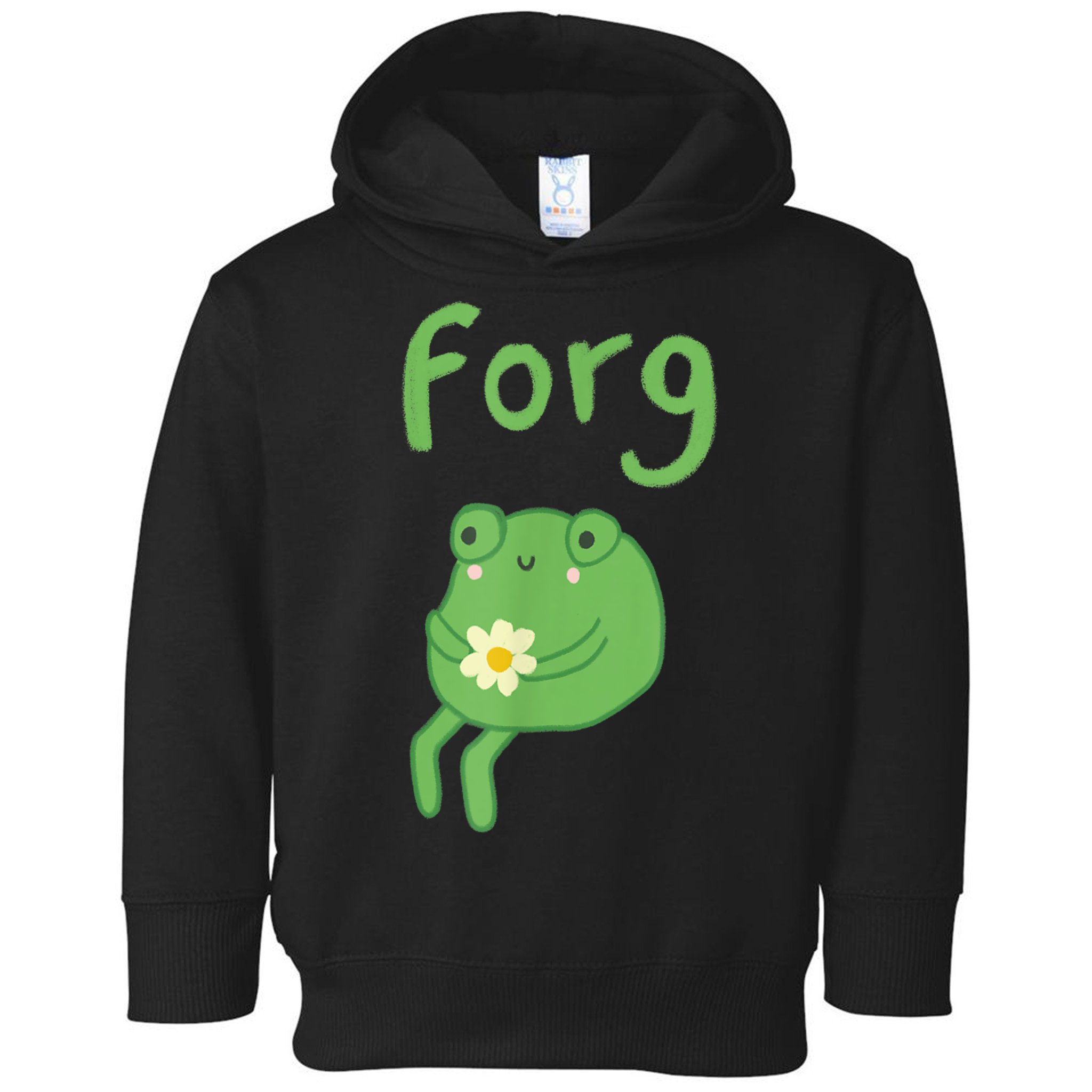Frog Cake Meme Cute Aesthetic Forg Toddler Hoodie