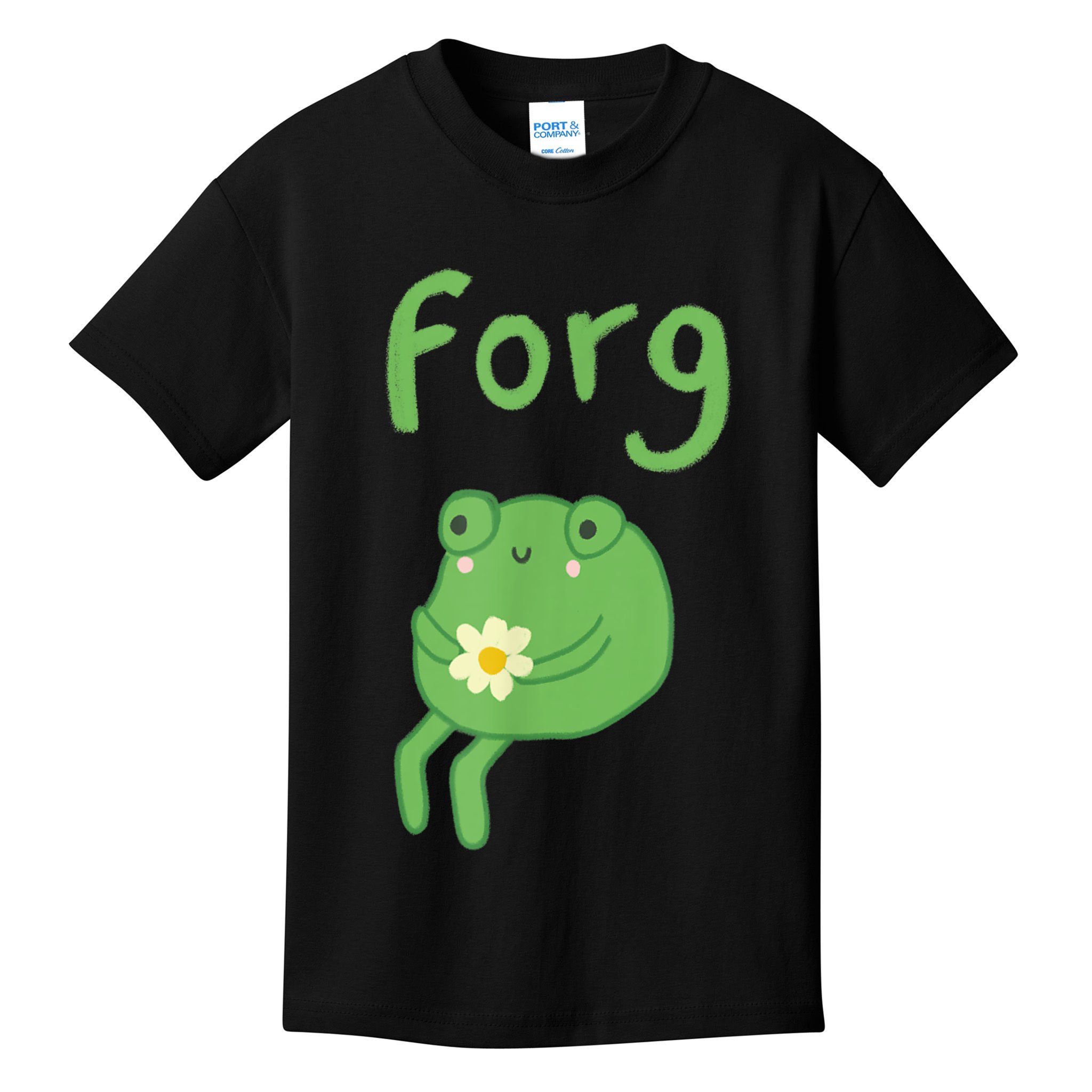 Frog Cake Meme Cute Aesthetic Forg Kids T-Shirt