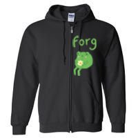 Frog Cake Meme Cute Aesthetic Forg Full Zip Hoodie