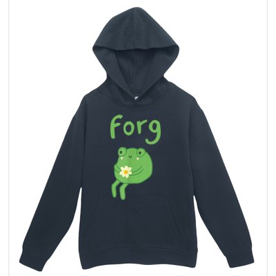 Frog Cake Meme Cute Aesthetic Forg Urban Pullover Hoodie