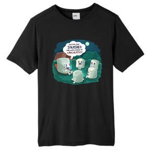 Funny Cute Marshmallow Scary Campfire Story SMores Gift Tall Fusion ChromaSoft Performance T-Shirt