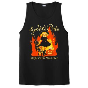 Feeling Cute Might Curse You Later Cute Witch PosiCharge Competitor Tank