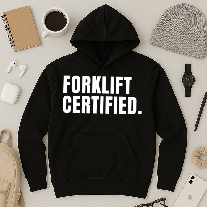 Forklift Certified Meme Funny Forklift Driver Forklift Operator Hoodie