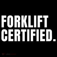 Forklift Certified Meme Funny Forklift Driver Forklift Operator Tall T-Shirt