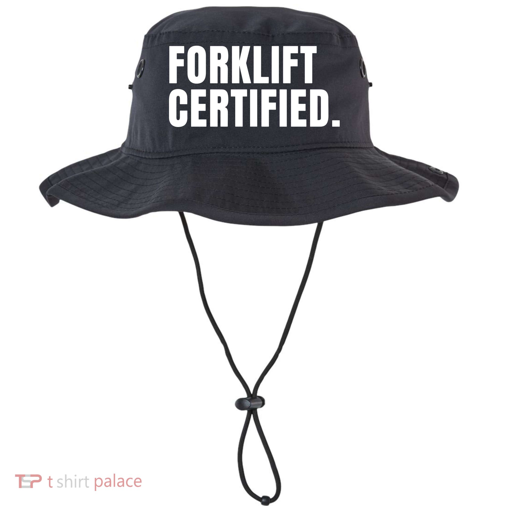 Forklift Certified Meme Funny Forklift Driver Forklift Operator Bucket Hat
