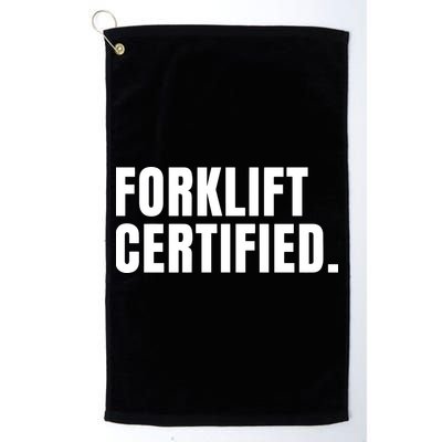 Forklift Certified Meme Funny Forklift Driver Forklift Operator Golf Towel