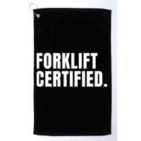 Forklift Certified Meme Funny Forklift Driver Forklift Operator Golf Towel