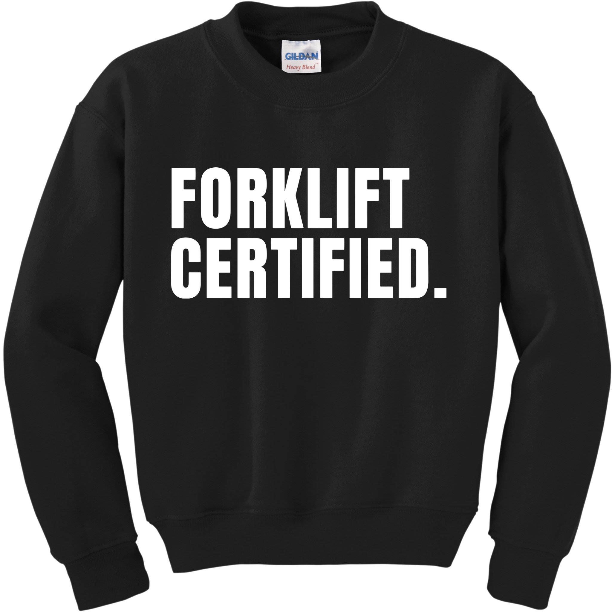 Forklift Certified Meme Funny Forklift Driver Forklift Operator Kids Sweatshirt