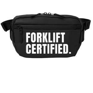 Forklift Certified Meme Funny Forklift Driver Forklift Operator Crossbody Pack