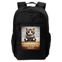 Funny Cat Meme Guilty Of Being Cute Backpack