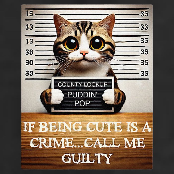 Funny Cat Meme Guilty Of Being Cute Adult Drive Performance Visor