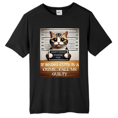 Funny Cat Meme Guilty Of Being Cute Tall Fusion ChromaSoft Performance T-Shirt