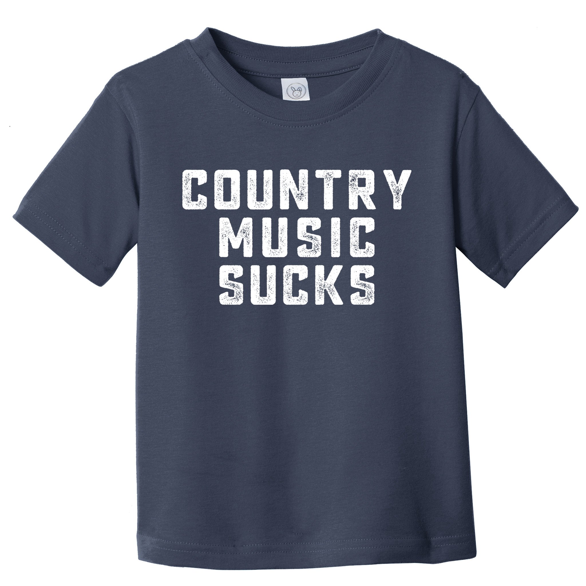 Funny Country Music Gifts Pop Country Sucks Toddler T-Shirt