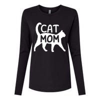 Funny Cat Mom Shirt For Women Cat Lovers Cute Mothers Day Womens Cotton Relaxed Long Sleeve T-Shirt