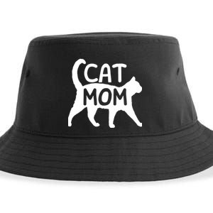 Funny Cat Mom Shirt For Women Cat Lovers Cute Mothers Day Sustainable Bucket Hat