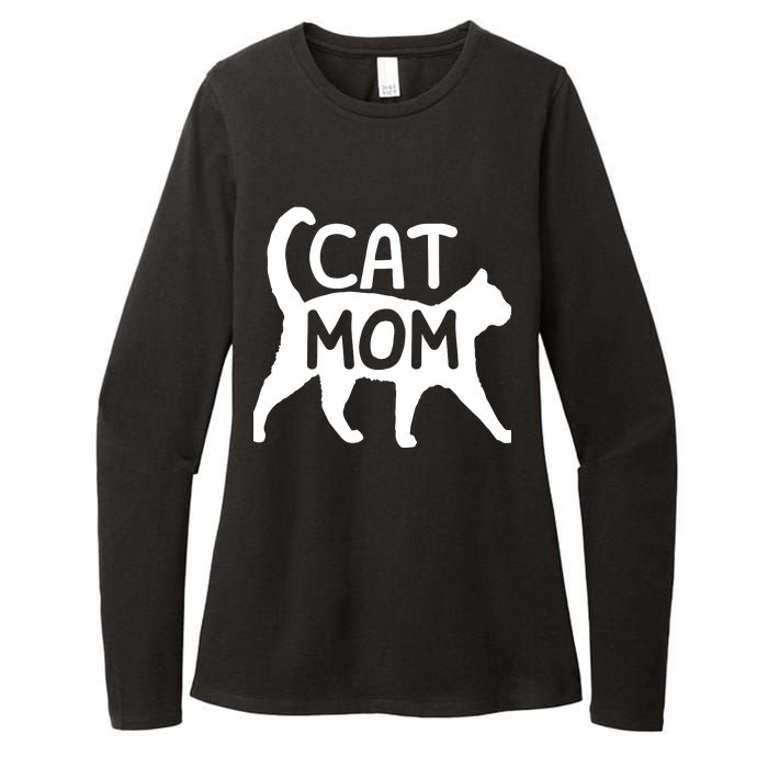 Funny Cat Mom Shirt For Women Cat Lovers Cute Mothers Day Womens CVC Long Sleeve Shirt