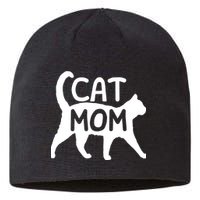 Funny Cat Mom Shirt For Women Cat Lovers Cute Mothers Day Sustainable Beanie