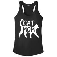 Funny Cat Mom Shirt For Women Cat Lovers Cute Mothers Day Ladies PosiCharge Competitor Racerback Tank