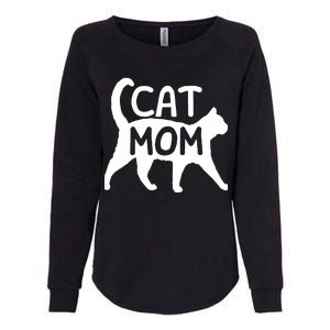 Funny Cat Mom Shirt For Women Cat Lovers Cute Mothers Day Womens California Wash Sweatshirt