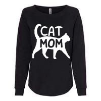 Funny Cat Mom Shirt For Women Cat Lovers Cute Mothers Day Womens California Wash Sweatshirt