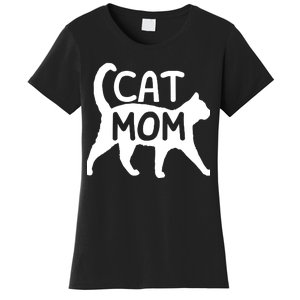 Funny Cat Mom Shirt For Women Cat Lovers Cute Mothers Day Women's T-Shirt