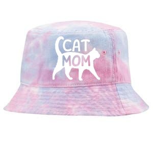 Funny Cat Mom Shirt For Women Cat Lovers Cute Mothers Day Tie-Dyed Bucket Hat