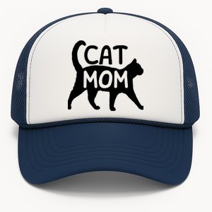 Funny Cat Mom Shirt For Women Cat Lovers Cute Mothers Day Trucker Hat