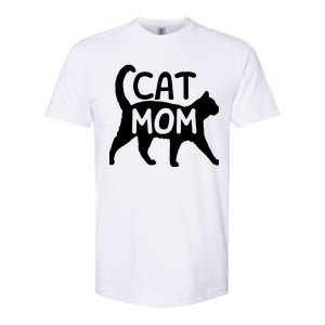 Funny Cat Mom Shirt For Women Cat Lovers Cute Mothers Day Softstyle CVC T-Shirt