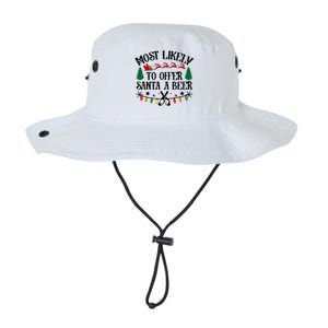 Funny Christmas Most Likely To Offer Santa A Beer Legacy Cool Fit Booney Bucket Hat