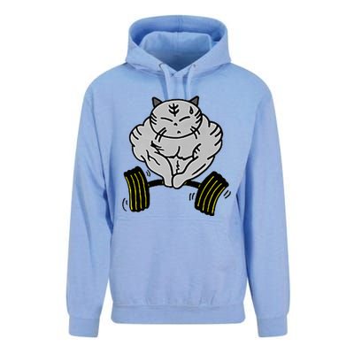 Funny Cat Muscle Unisex Surf Hoodie