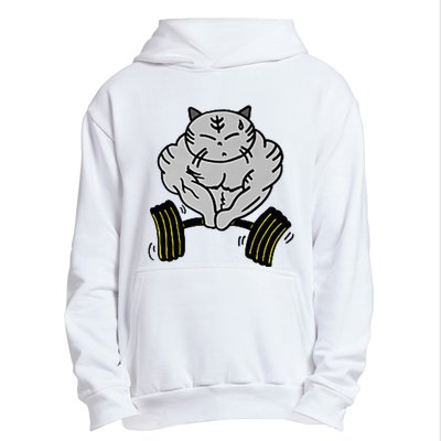 Funny Cat Muscle Urban Pullover Hoodie