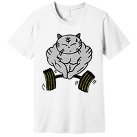 Funny Cat Muscle Premium T-Shirt