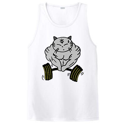 Funny Cat Muscle PosiCharge Competitor Tank