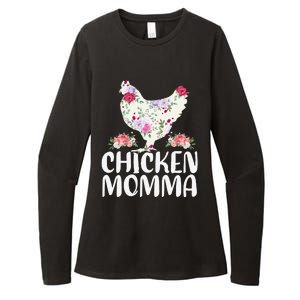 Funny Chicken Momma For Women Mother's Day Womens CVC Long Sleeve Shirt