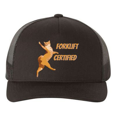 Forklift Certified Meme Funny Forklift Driver Forklift Operator Funny Meme Yupoong Adult 5-Panel Trucker Hat