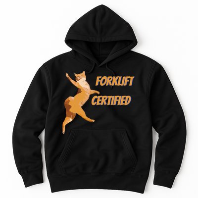 Forklift Certified Meme Funny Forklift Driver Forklift Operator Funny Meme Hoodie