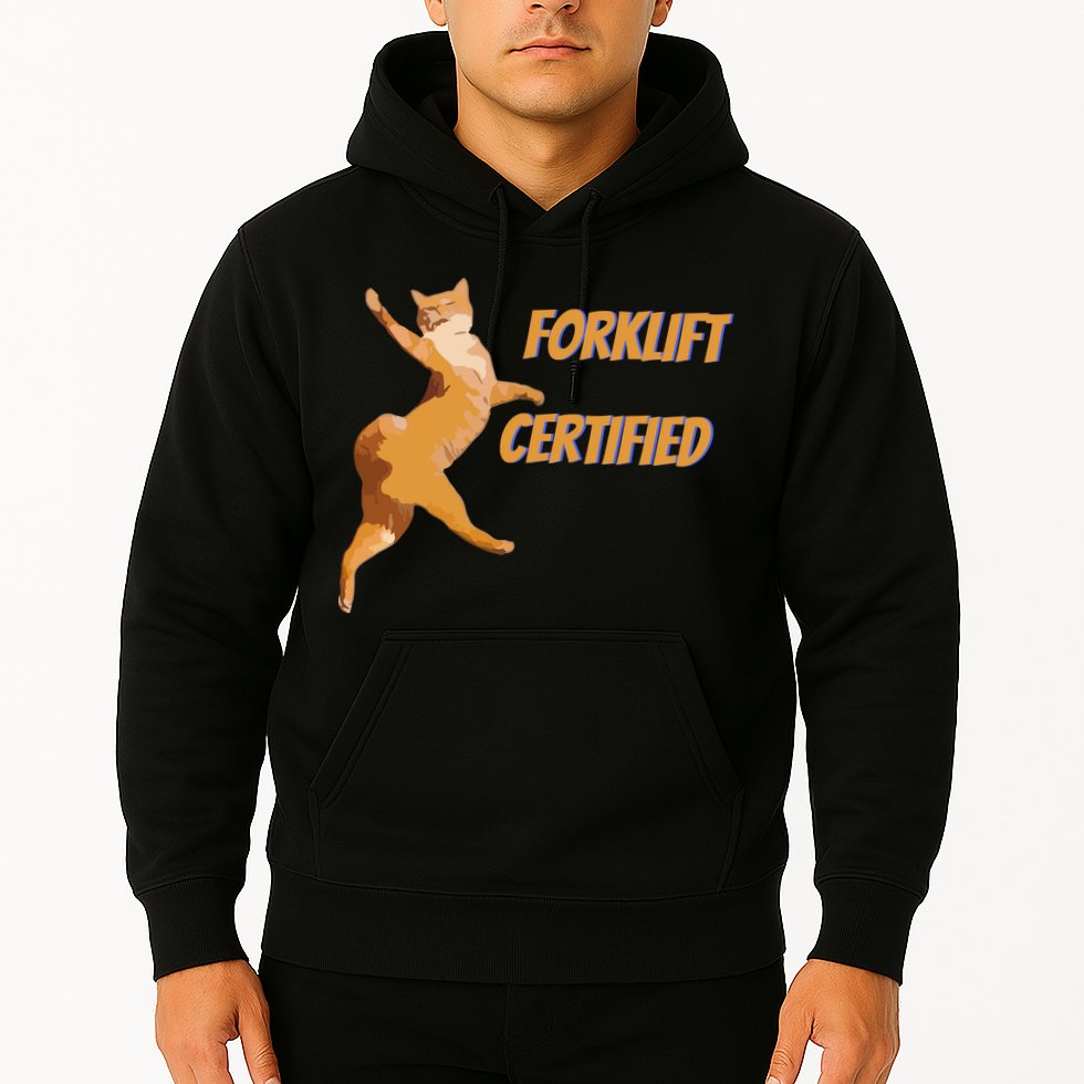 Forklift Certified Meme Funny Forklift Driver Forklift Operator Funny Meme Hoodie