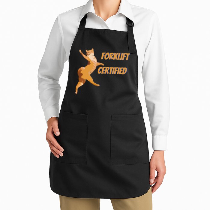 Forklift Certified Meme Funny Forklift Driver Forklift Operator Funny Meme Apron